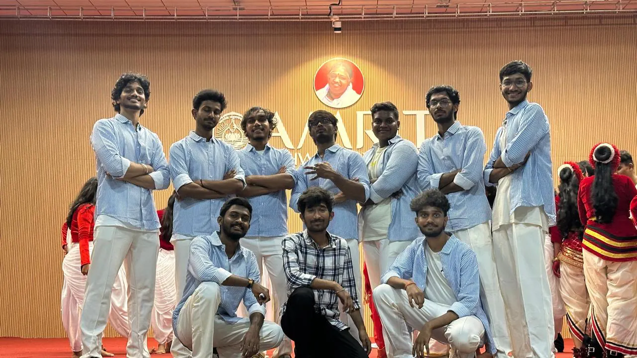 Suhas with the team at Thandav 2026